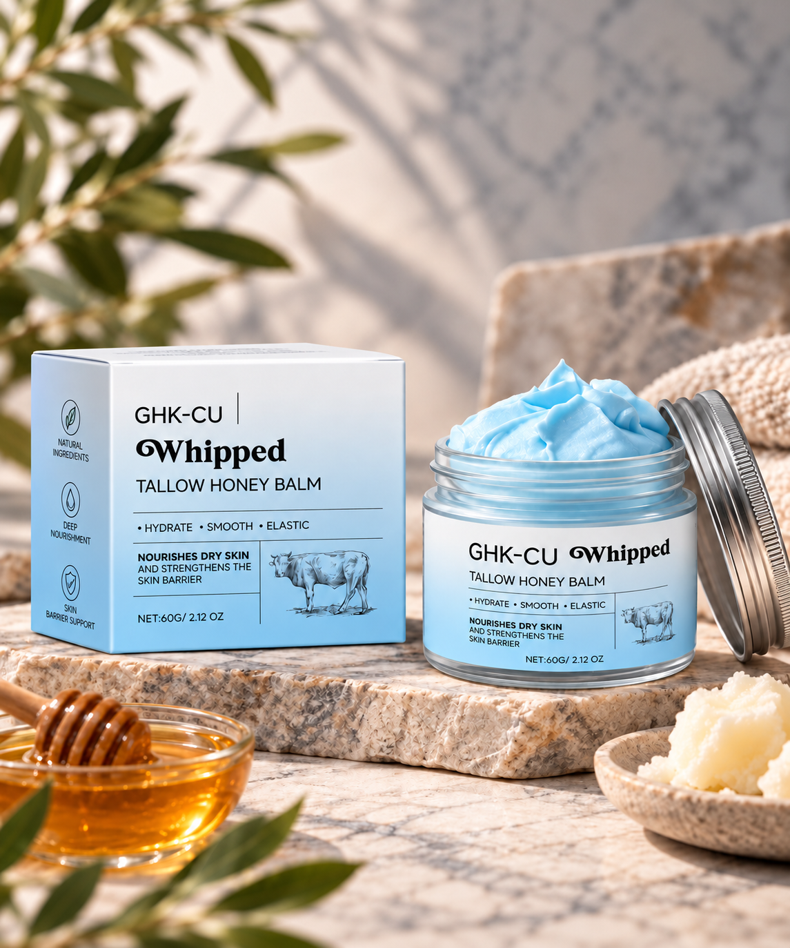 GHK-cu Whipped Tallow Balm